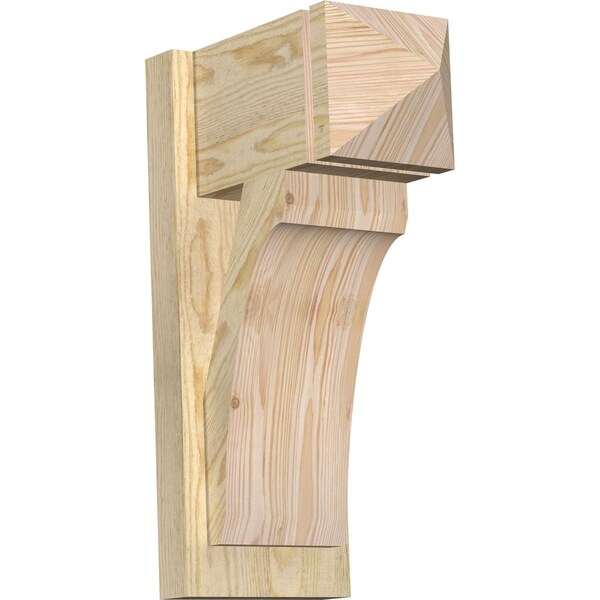 Ekena Millwork Legacy Arts & Crafts Rough Sawn Outlooker, Douglas Fir, 8"W x 14"D x 22"H OUT08X14X22LEC03RDF - main